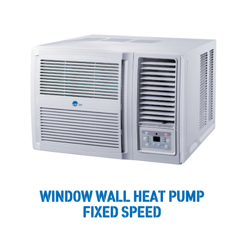 window wall cooling inverter Window Wall Heat Pump Fixed Speed